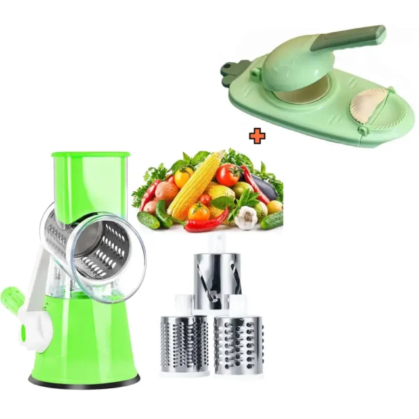 3-in-1 Vegetable Cutter & 2-in-1 Dumpling Maker Deal – Kitchen Combo