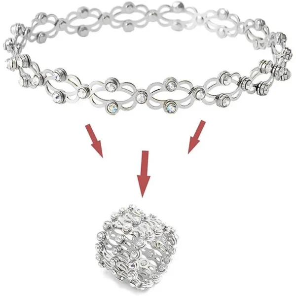 2n1 Size Adjustable Fashion Ring Bracelet