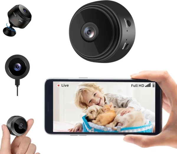 Hidden Spy Camera – 1080P Full HD Wireless Mini Cam with Night Vision & Motion Detection - Image 4