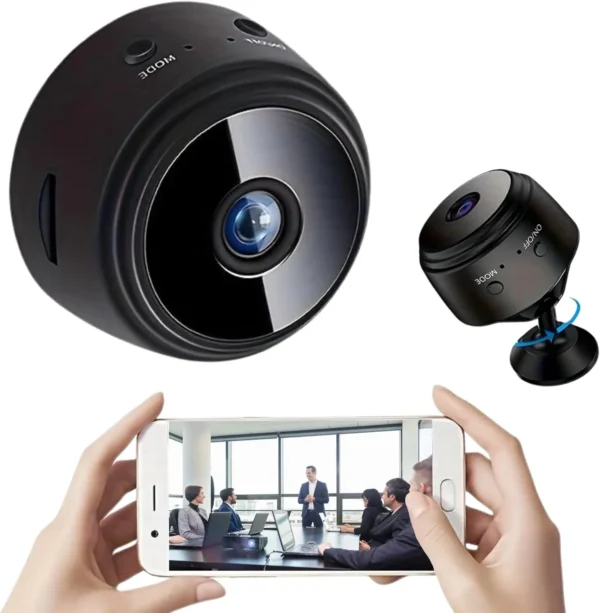 Hidden Spy Camera – 1080P Full HD Wireless Mini Cam with Night Vision & Motion Detection
