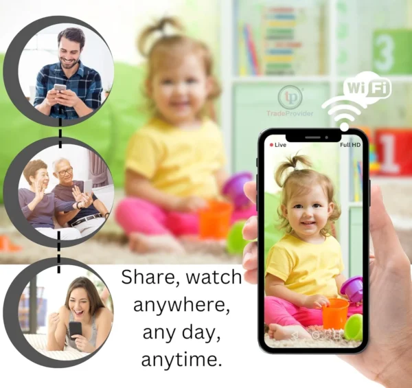 Hidden Spy Camera – 1080P Full HD Wireless Mini Cam with Night Vision & Motion Detection - Image 5