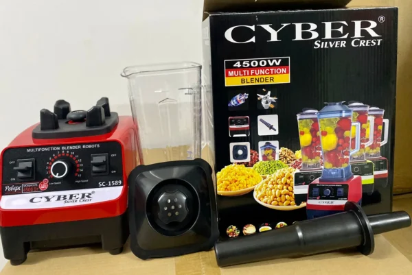 Cyber Silver Crest Powerful Blender – High-Speed, Automatic, Multi-Function - Image 4