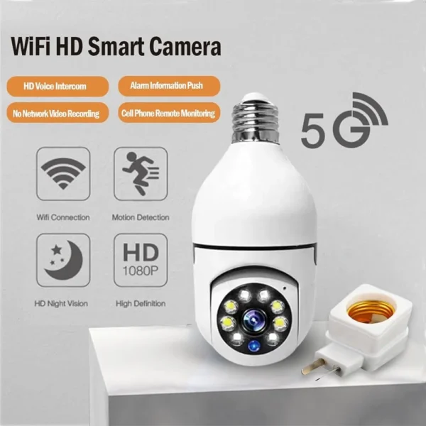 Wireless Bulb Security Camera