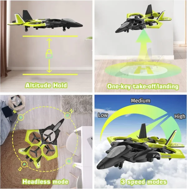 Flying Plane for Kids – LED Lights, Easy to Throw & Glide - Image 2