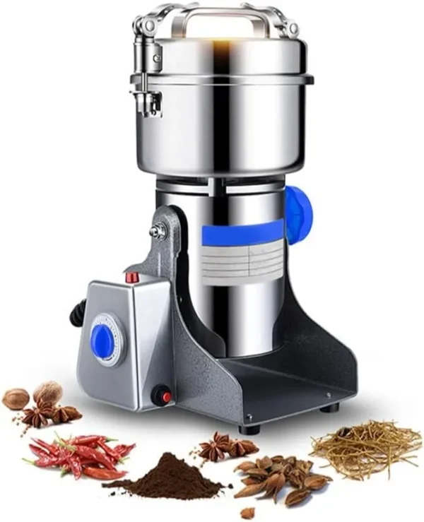 DENX Electric Spice & Coffee Grinder – 1400W High-Speed Pulverizer, 800g Capacity