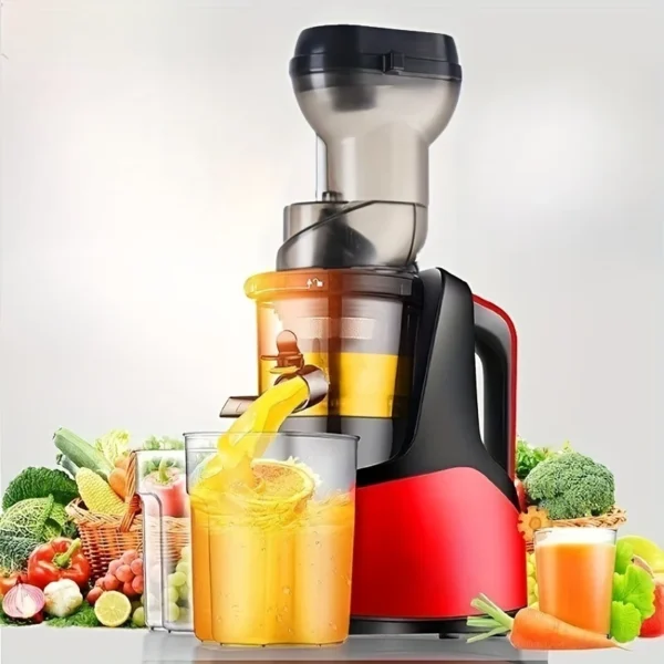Denx Slow Citrus Juicer – Cold Press, 1L-1.5L, Non-Slip Base, Easy Clean, Multi-Filter, Ice Cream Function
